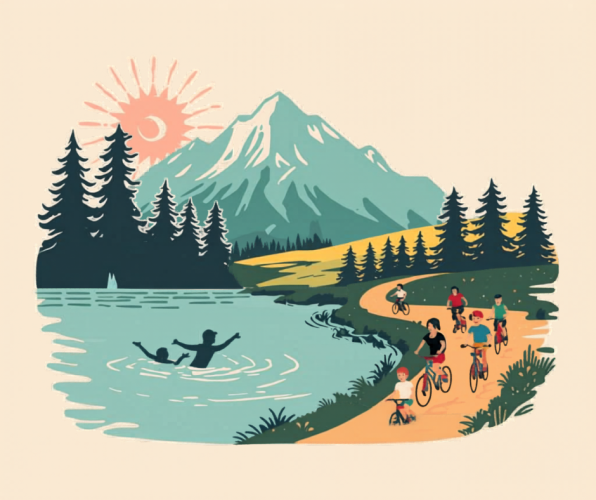 triathlon en famille