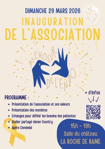 inauguration de l'association au choeur de l'endo