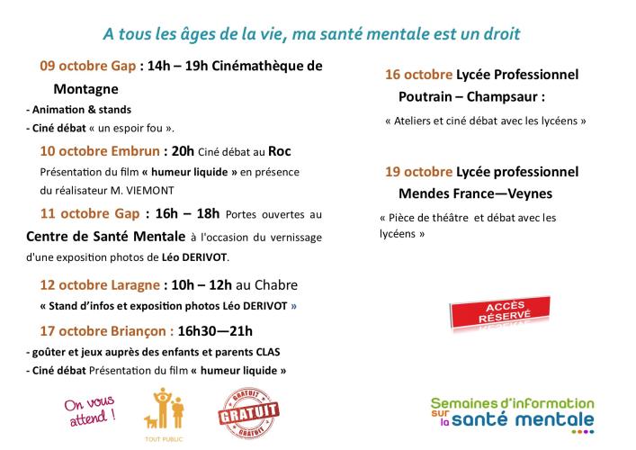 Programme des SISM 2023