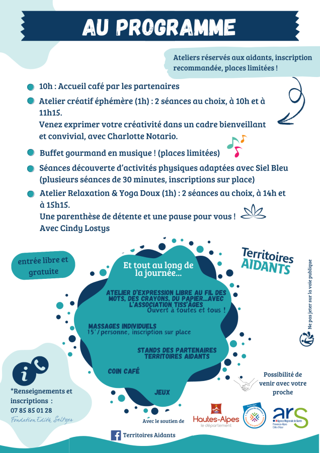 programme journée conviviale aidants 24 juin 2025