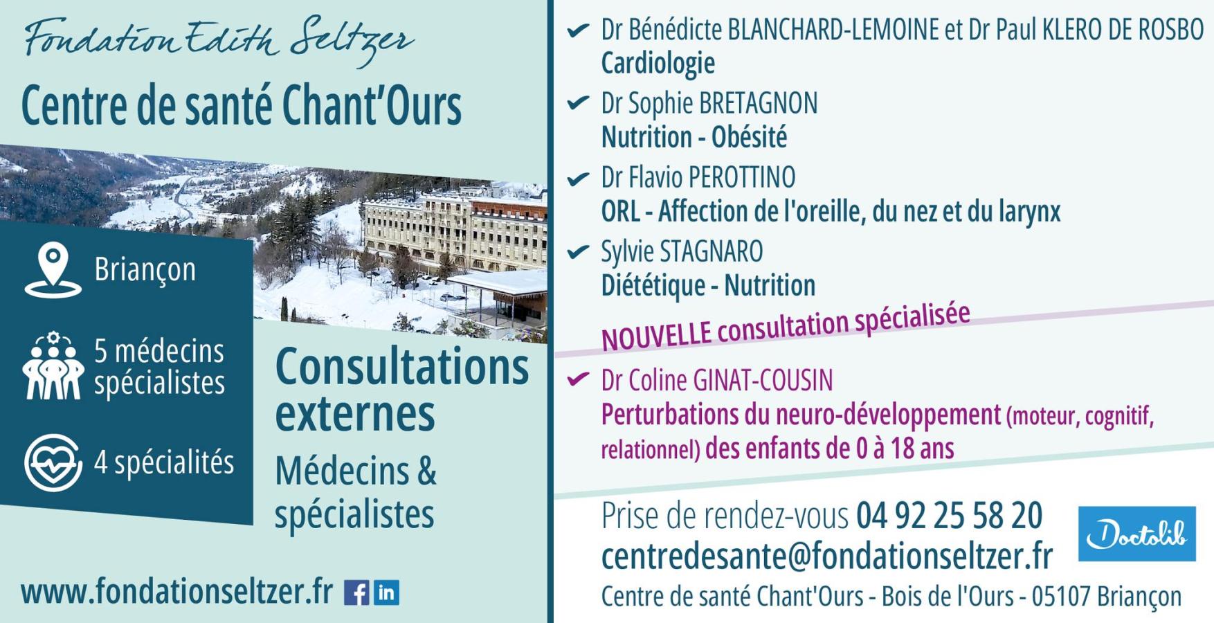 fondation edith seltzer centre de snaté Chant'ours