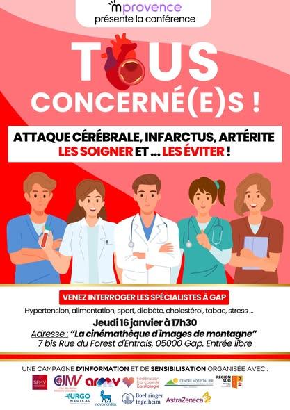 Affiche cardio jeudi 16 janvier 2025 gap
