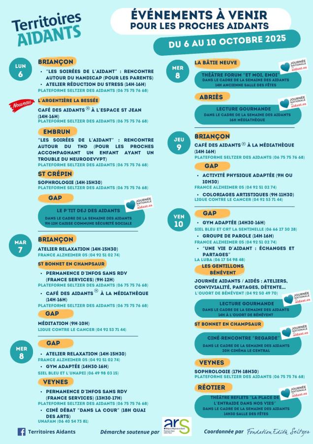 territoire des aidants octobre 2025