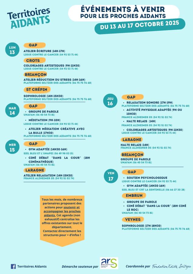 territoire des aidants octobre 2025