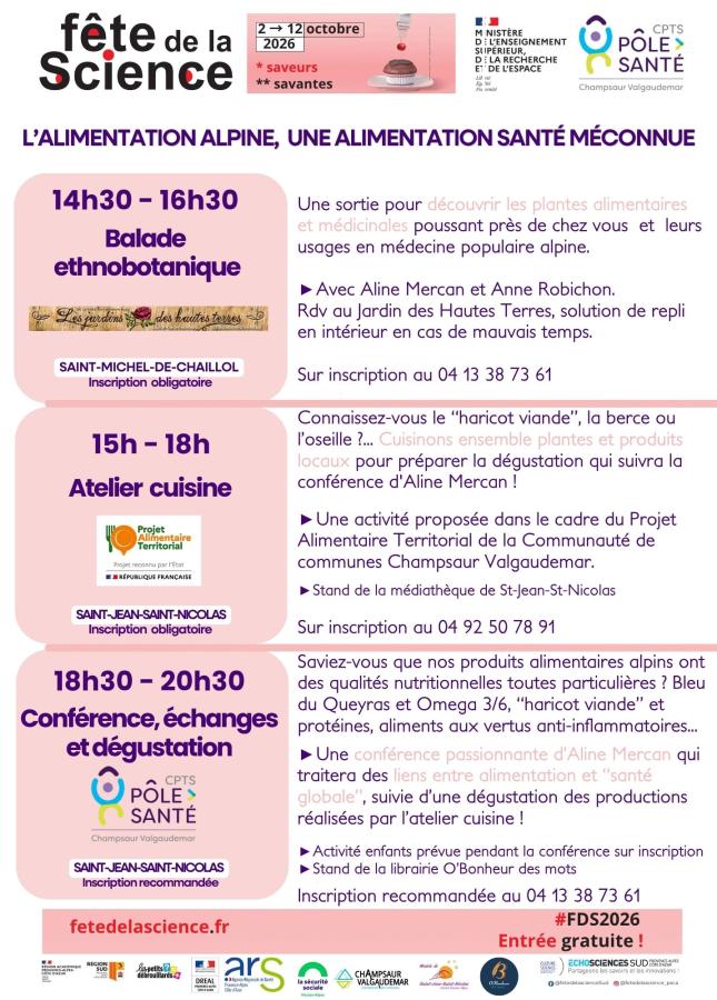 PROGRAMME sortie du 9 octobre santé et environnement