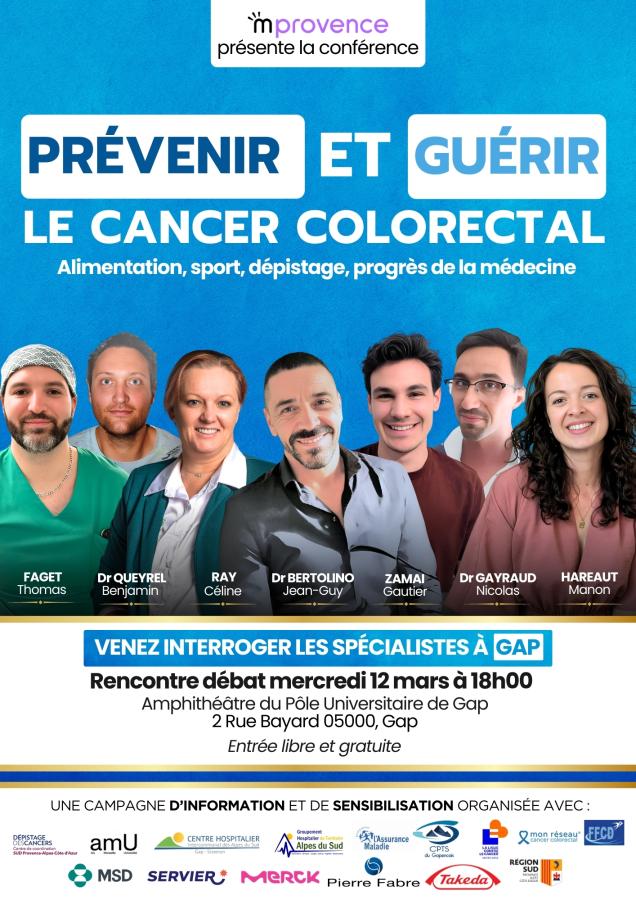 conférence prévenir et guérir le cancer colorectal hautes alpes