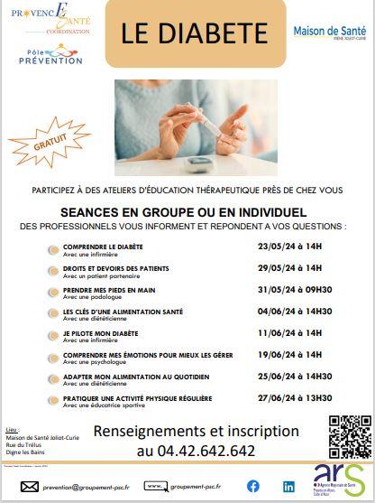 atelier prévention diabète Digne