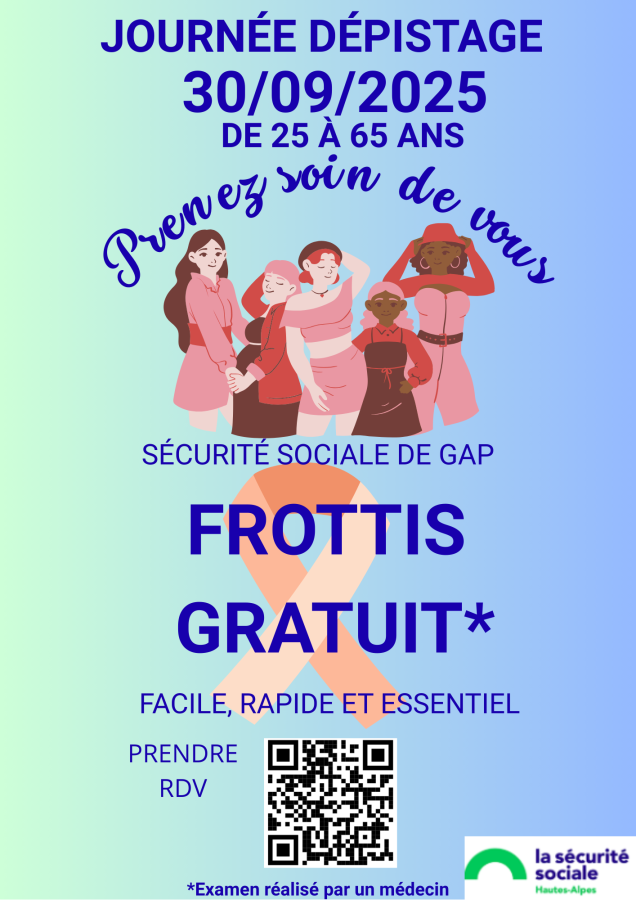 affiche dépistage frottis