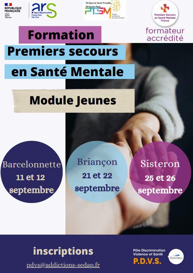formation premiers secours en santé mentale
