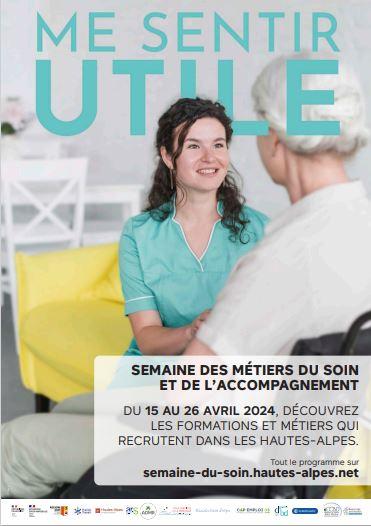 affiche semaine du soin et de l'accompagnement 2024