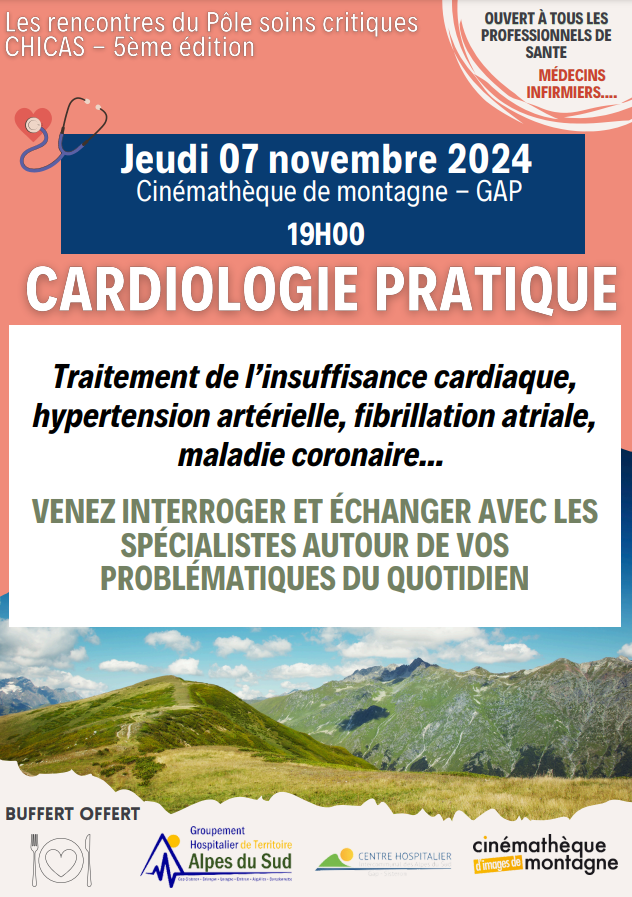 Affiche Séminaire cardio 2024