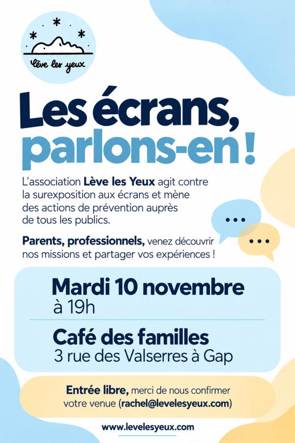 les écrans parlons-en