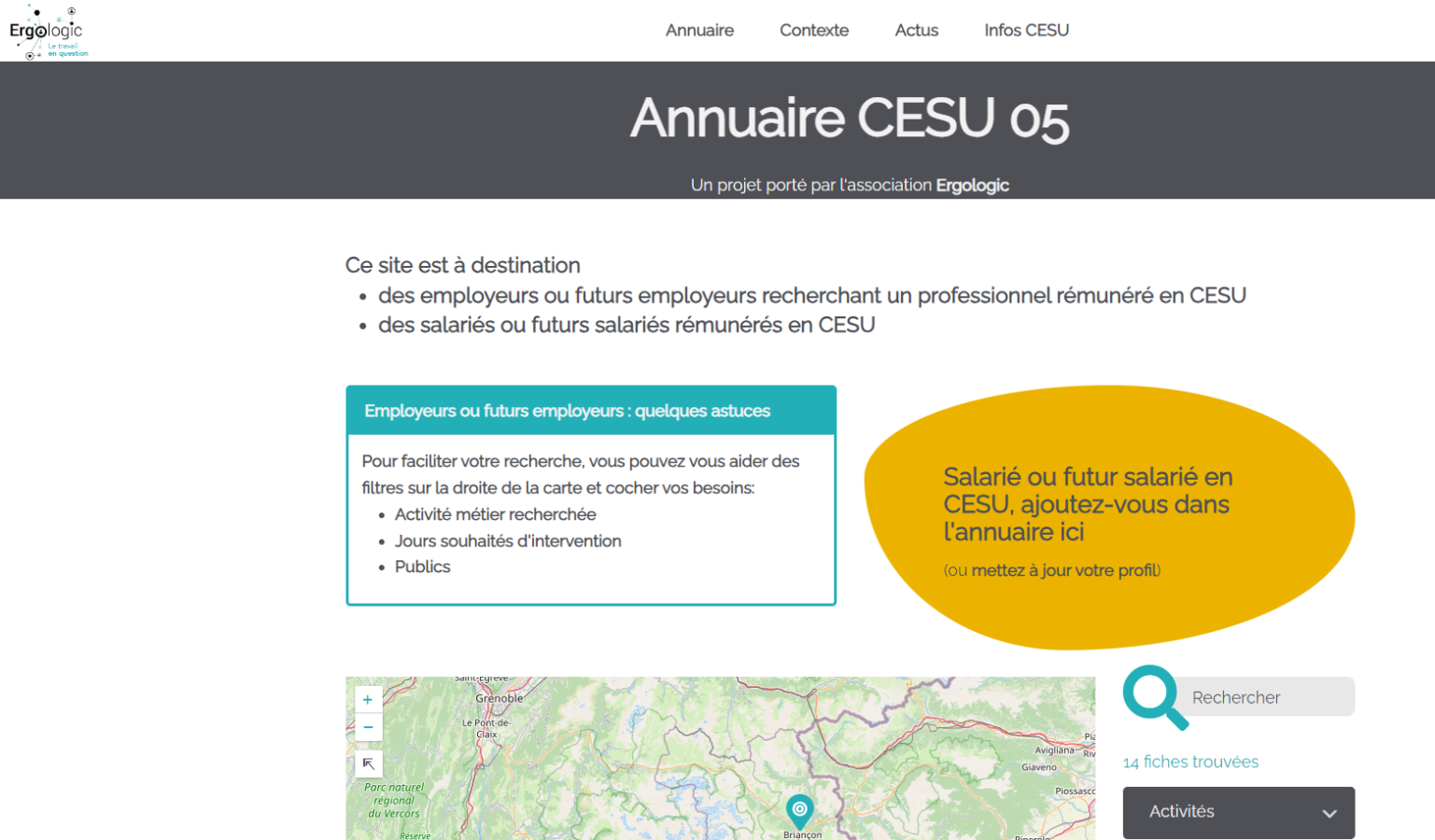 annuaire cesu 05