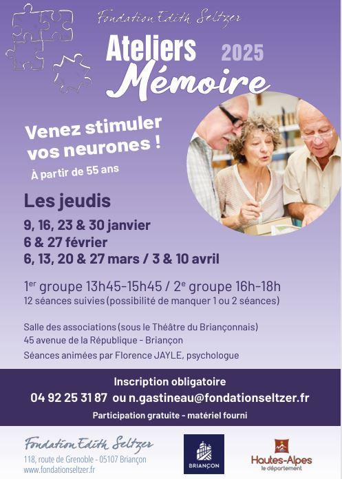 atelier mémoire Briançon 2025