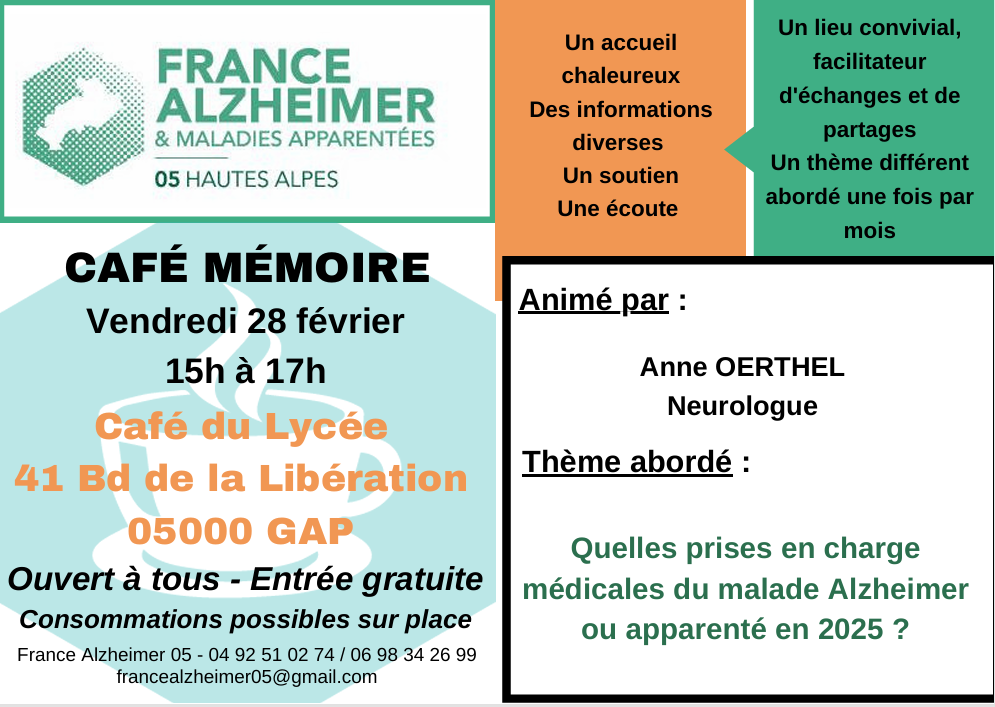 café mémoire 28 février 2025 gap