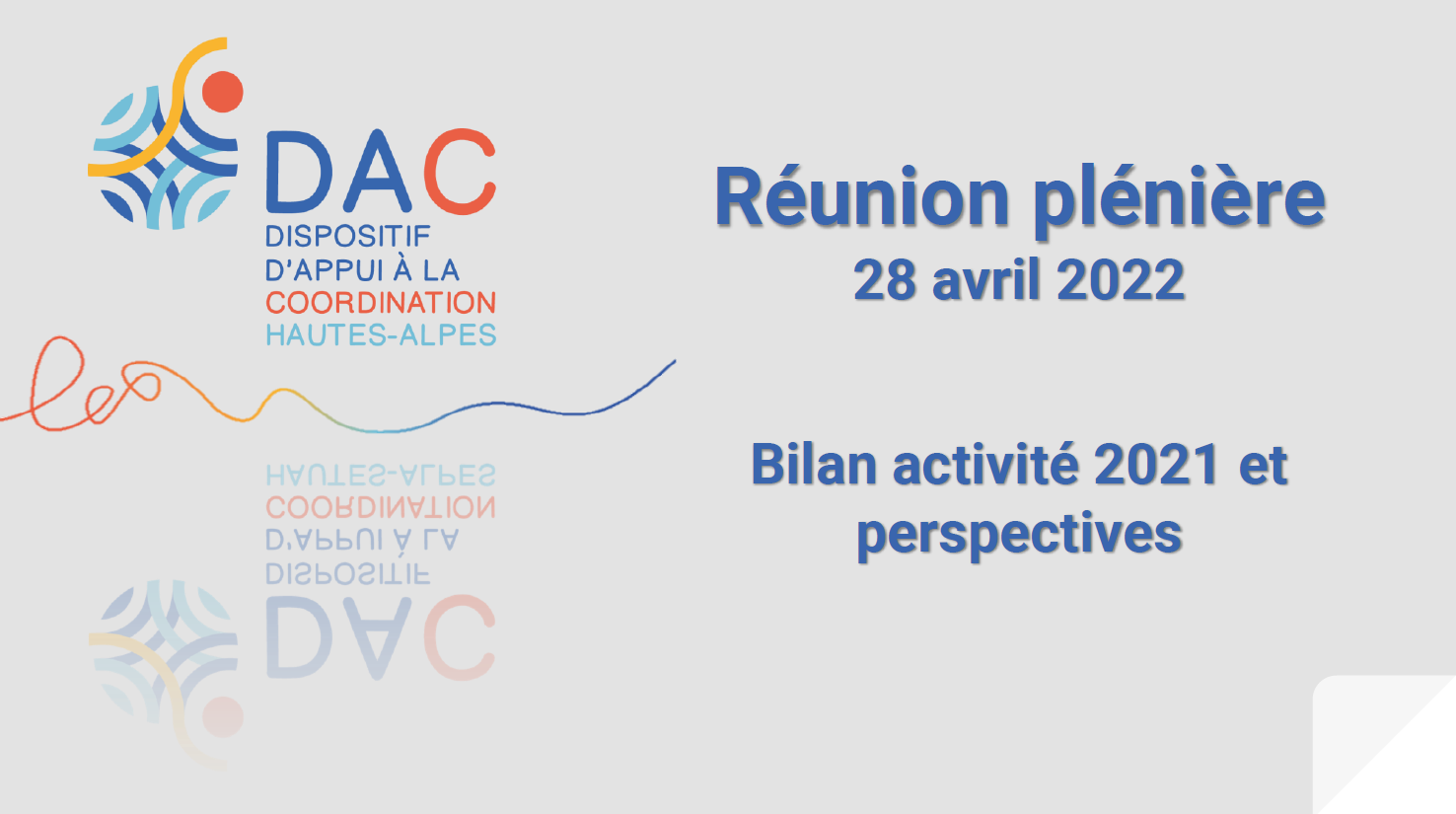 Réunion plénière DAC 28 avril 2022