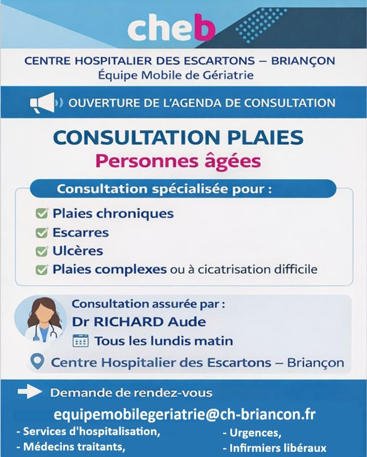 consultations plaies personnes âgées