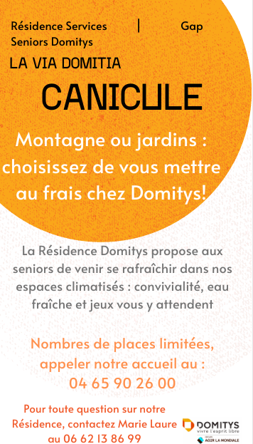 plan canicule domitys gap 2025