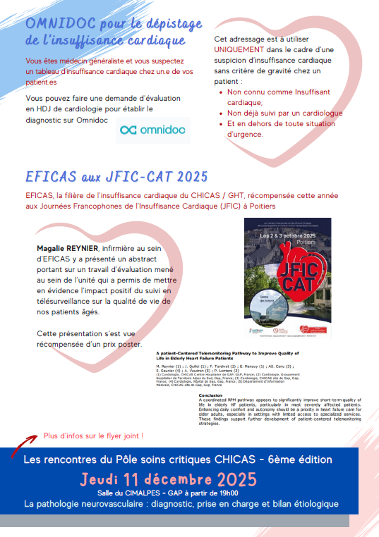 eficas info décembre 2025