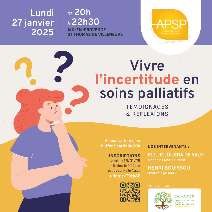Vivre l'incertitude en soins palliatifs