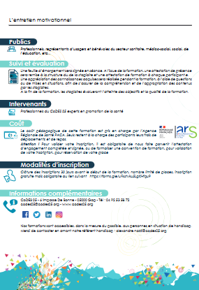 programme entretien motivationnel Codes 05