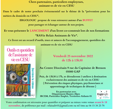 Lancement du Livret "Outils et quotidien de l'assistante de vie en CESU"