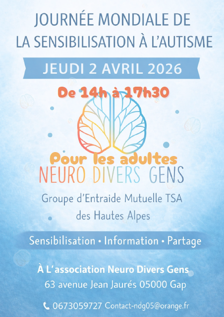 journée mondiale de la sensibilisation à l'autisme