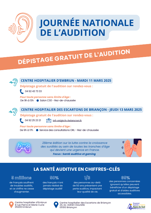 journée nationale de l'audition 2025 Hautes alpes