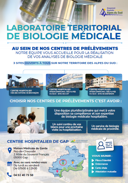 examens biologiques sur gap