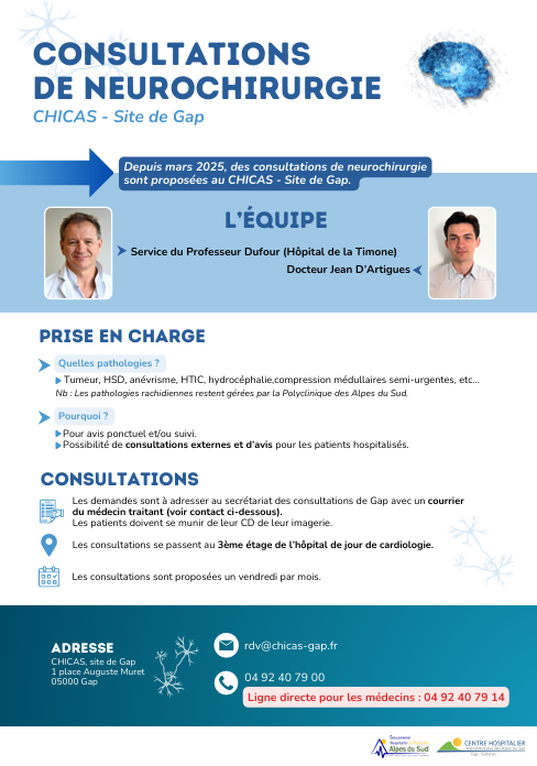 consultations en neurochirurgie Gap