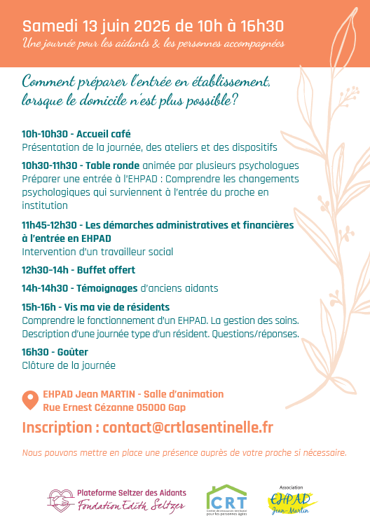 "Comment préparer l’entrée en établissement, lorsque le maintien à domicile n’est plus possible ?