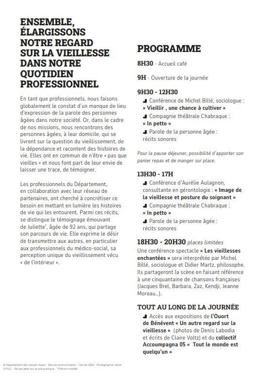 programme un autre regard sur le vieillissement