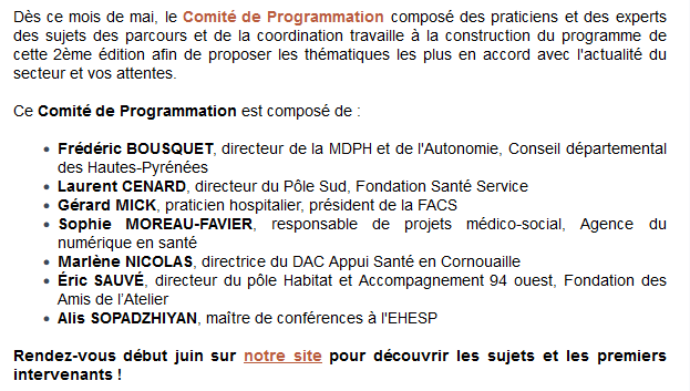 12e Journée Nationale d'échanges et de formation SAMSAH-SAVS