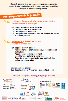 journée régionale parentalité et handicap 2026