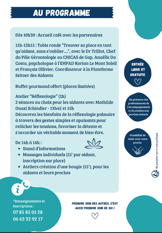 programme journée entr aidants