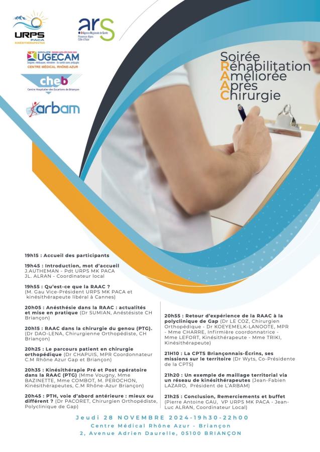 Programme soirée RAAC Briançon