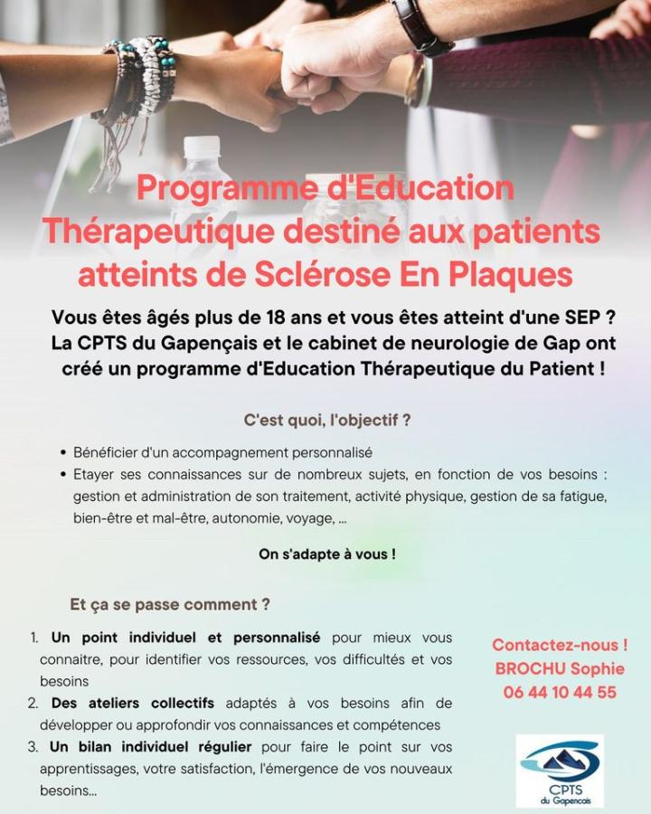 sclérose en plaques CPTS Gap