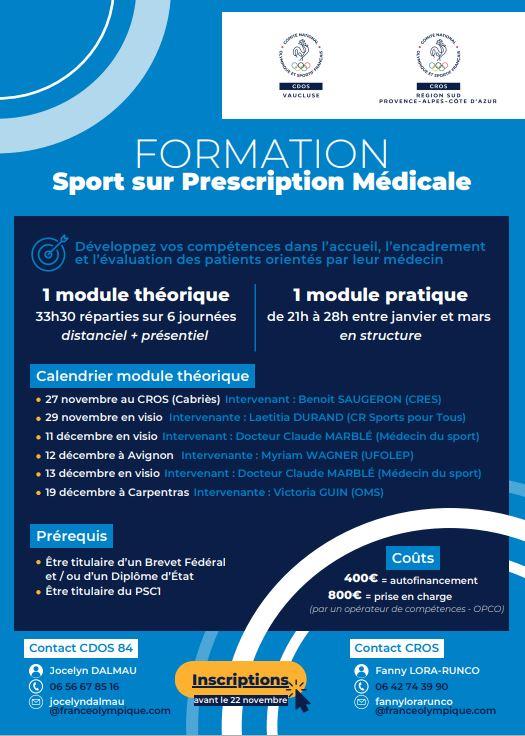 Formation Sport santé handicap 05