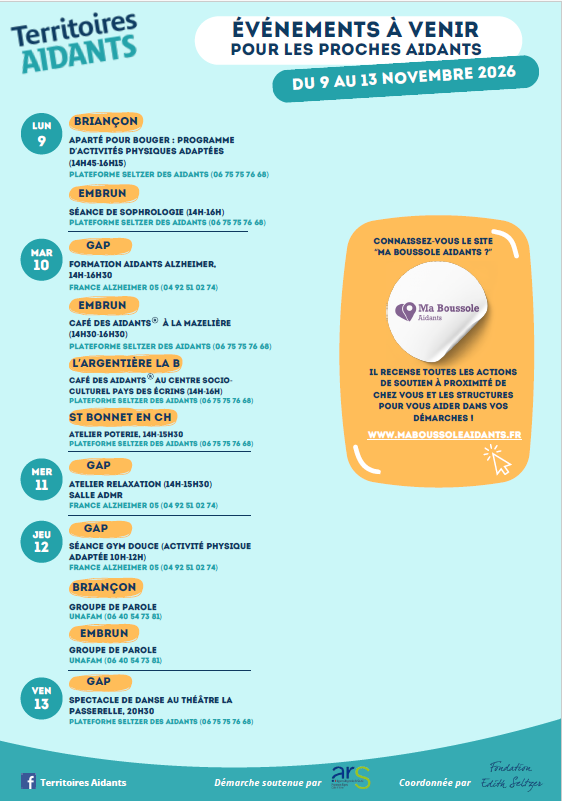 territoire des aidants novembre