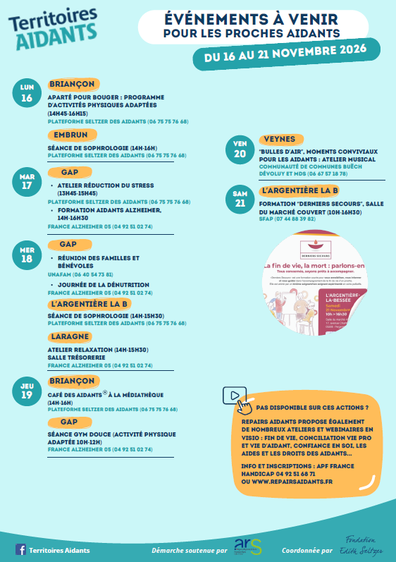 territoire des aidants novembre