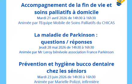 réunion d'information avril et juin 2026