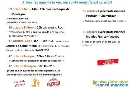 Programme des SISM 2023