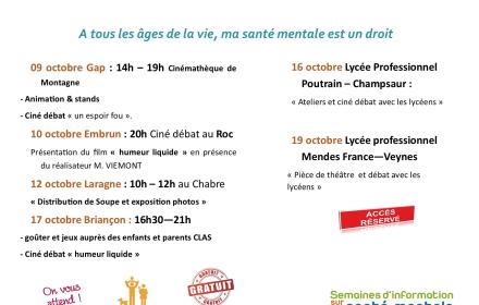 Programme des SISM 2023
